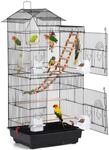 Yaheetech Vogelk&auml;fig mit Vogelspielzeuge, Wellensittichk&auml;fig K&auml;figspielzeug