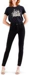 Levi's Damen 310 Shaping Super Skinny Jeans, Black Squared, 32W / 32L