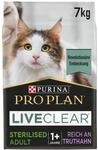 Pro Plan LIVECLEAR STERILISED ADULT reich an Truthahn, 1er Pack (1x 7kg)