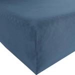 Bassetti Spannbettlaken Uni B1/831 Oltremare Baumwolle/Elastan, Ma&szlig;e: 140cm x 200cm,