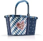 reisenthel carrybag frame Bavaria 6 blau &ndash; Stabiler Einkaufskorb mit viel Stauraum