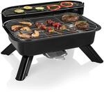 Princess Hybridgrill - geeignet als Elektro- oder Holzkohlegrill, mit 0,7 M