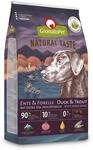 GranataPet Natural Taste Ente & Forelle, Trockenfutter f&uuml;r Hunde, Hundefutter ohne