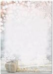 SIGEL DP135 Weihnachtsbriefpapier in Gold und Silber, A4, 100 Blatt "Christmas