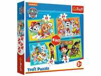 Trefl, TR34346 Puzzle, Das lustige Team von PAW Patrol, von 12 bis 24 Teilen, 4...