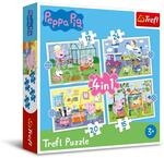 Trefl - Puzzle 4-in-1: Erinnerungen an die Ferien, 4+