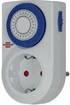 Brennenstuhl Zeitschaltuhr MMZ 20, mechanische Timer-Steckdose (Tages-Zeitschaltuhr,