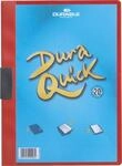 Durable DuraQuick Klemm-mappe, A4, 20 St&uuml;ck, rot, 227003 | Pr&auml;sentationsmappe mit