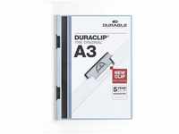 Durable Klemm-Mappe Duraclip A3, Hartfolie, bis 60 Blatt A3, blau, 10er Pack,...
