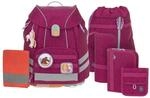 L&Auml;SSIG 7-teiliges Schulranzen Set Kinder/School Set Flexy Unique Speckles Berry
