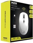 Mouse Ottico Wireless - Port Designs - Port Connect Silent - 2,4 Ghz - Usb / UsB-C -