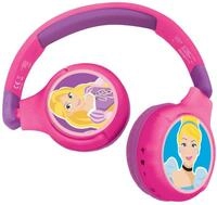 Lexibook - Disney Prinzessinnen - 2-in-1 Audio-Kopfh&ouml;rer mit Bluetooth und Kabel,