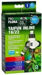 JBL PROFLORA CO2 TAIFUN INLINE 16/22, CO2-Diffusor, Integrierter Blasenz&auml;hler...