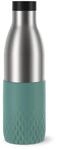 Emsa Bludrop Sleeve Isolier-Trinkflasche, 0,7 Liter, 100% dicht, Quick-Press
