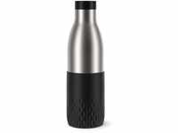 Emsa N31111 Bludrop Sleeve Trinkflasche | 100 % dicht | Quick-Press Verschluss 