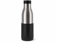 Emsa N31105 Bludrop Sleeve Trinkflasche | 0,5 Liter | 100 % dicht | Quick-Press