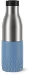 Emsa Bludrop Sleeve Isolier-Trinkflasche, 0,5 Liter, 100% dicht, Quick-Press