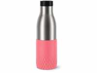 Emsa N31108 Bludrop Sleeve Trinkflasche | 0,5 Liter | 100 % dicht | Quick-Press