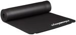 Relaxdays Yogamatte, 1 cm dick, f&uuml;r Pilates, Fitness, gelenkschonend, mit Tragegurt,