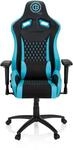 hjh OFFICE 734232 Gaming Stuhl GAMEBREAKER SX 04 Kunstleder/Stoff Drehstuhl mit hoher