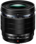 OM System M.ZUIKO DIGITAL ED 20mm F1.4 PRO, Standardobjektiv f&uuml;r den professionellen