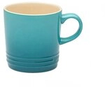 LE CREUSET Cappuccino Becher aus Steinzeug, 200 ml, Karibik, 70303201700099