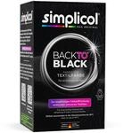 simplicol Back-To-Black Textilfarbe Schwarz 400 g | Farberneuerung f&uuml;r schwarze