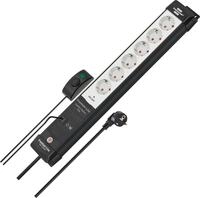 Brennenstuhl Premium-Line Comfort Switch Plus Steckdosenleiste 6-Fach (3m Kabel,