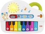 FISHER-PRICE Babys erstes Keyboard - tragbares Spielzeugklavier mit 4