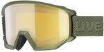 uvex athletic FM Skibrille, croco matt/gold-LGL, one size