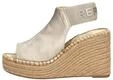 Replay Damen Keilabsatzschuhe Offen, Silber (Platin 045), 39