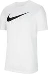 Nike Herren M Nk Df Park20 Tee Hbr T-Shirt, Wei&szlig; / Schwarz, S EU