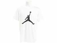 Nike Herren Jumpman T Shirt, Weiß / Schwarz, M EU