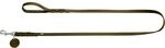 HUNTER Hundef&uuml;hrleine SOLID EDUCATION, Farbe: oliv, Leder, geflochten, robust,