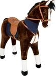 small foot Stehpferd XL aus Pl&uuml;sch mit Sound, stabiles, gro&szlig;es Reitpferd zum
