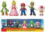 Jakks Pacific Nintendo Super Mario 5-piece Figure Set Mario & Friends, 6.5cm