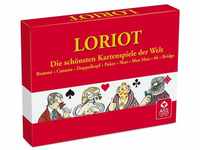 ASS 22571007 Loriot Rommé, Canasta-Bridge, Kartenspiel, ab 10 Jahren, 2 x 55...