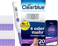 Clearblue Kinderwunsch Ovulationstest-Kit Fortschrittlich und Digital, 1