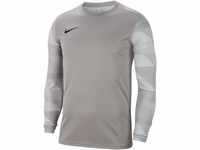 Nike Mens Park Iv Jersey Longsleeve Goalkeeper Shirt, Pewter Grey/White/Black, M
