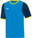 JAKO Herren Fu&szlig;balltrikots Ka Trikot Leeds KA, blau/Navy/Neongelb, M, 4217