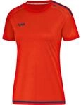 JAKO Damen Trikot Striker 2.0 KA, flame/navy, 38, 4219D
