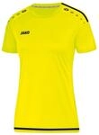 JAKO Damen Trikot Striker 2.0 KA, neongelb/schwarz, 36, 4219D