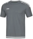 JAKO Kinder Trikot Striker 2.0 KA, steingrau/wei&szlig;, 164, 4219