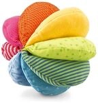 HABA Baby Regenbogenball &ndash; Greifball ab 6 Monaten mit Rassel, Knister- &