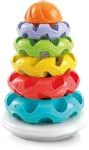 Clementoni Baby Bunte Stapelringe - Baby Motorikspielzeug aus recyceltem Kunststoff