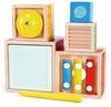 Hape Sechsteiliger Musik-Stapelw&uuml;rfel - Musikspielzeug mit 5 musikalischen...