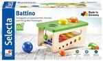 Selecta 62017 Battino, Klopfbank aus Holz, 22 cm, 10 Monate to 3 Jahre ,bunt