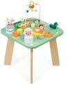 Janod - Activity Tisch &lsquo;Jolie Prairie&rsquo; - Holz Spieltisch mit 7 Aktivit&auml;ten -