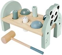 Eichhorn - Klopfbank mit 4 Klopfstiften und 2 Kugeln, inkl. Hammer, 8 teilig,