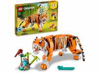 LEGO 31129 Creator Majestätischer Tiger, Panda oder Fisch, 3-in-1...